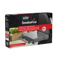 Складной боковой столик из нержавеющей стали для пеллетных грилей Weber SmokeFire