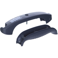 Комплект ручки для котла угольного гриля с черным логотипом.